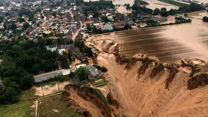 Negara negara eropa tengah digulung banjir