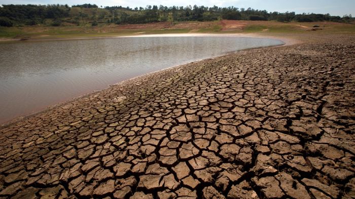 Kekeringan bikin sungai di brasil berubah hijau