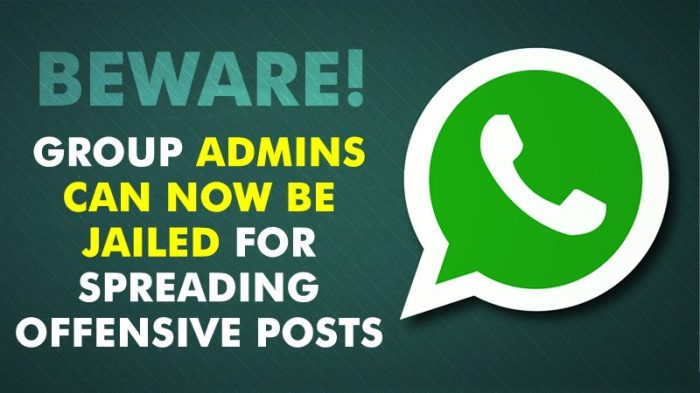 Admin whatsapp boleh dipenjara