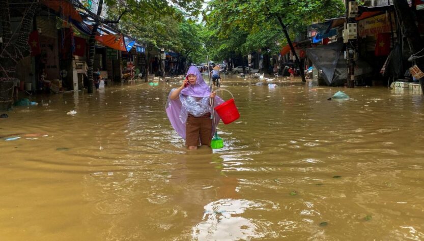 Banjir gegara topan yagi masih rendam vietnam