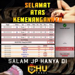 CHUTOGEL ~ Event jackpot progresif CHUTOGEL