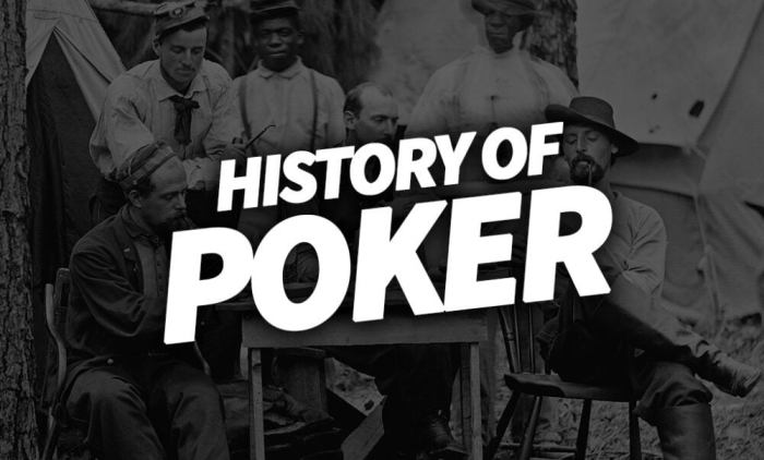 Poker dan Jejaknya di Sejarah Dunia